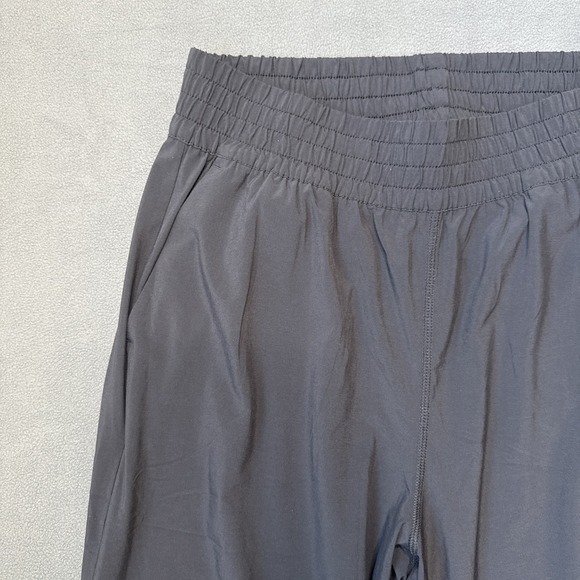 Vuori Villa Pants Womens XL Gray Wide Leg Relaxed Elastic Waist Stretch Silky - Picture 4 of 16